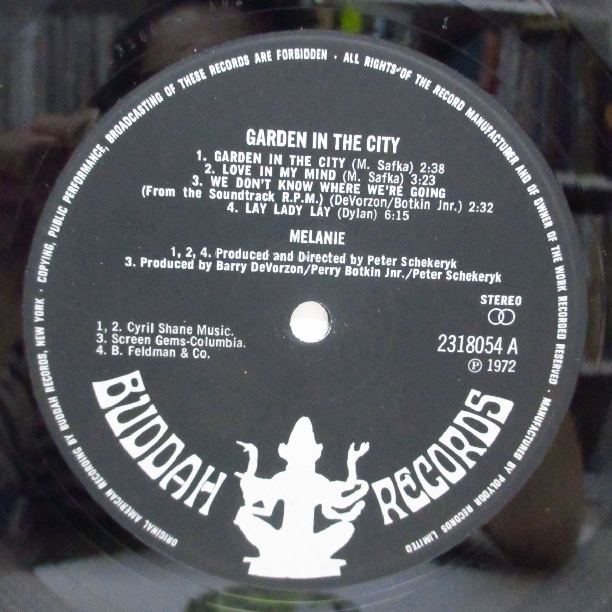 MELANIE (メラニー) - Garden In The City (UK オリジナル LP/香り付きジャケ)