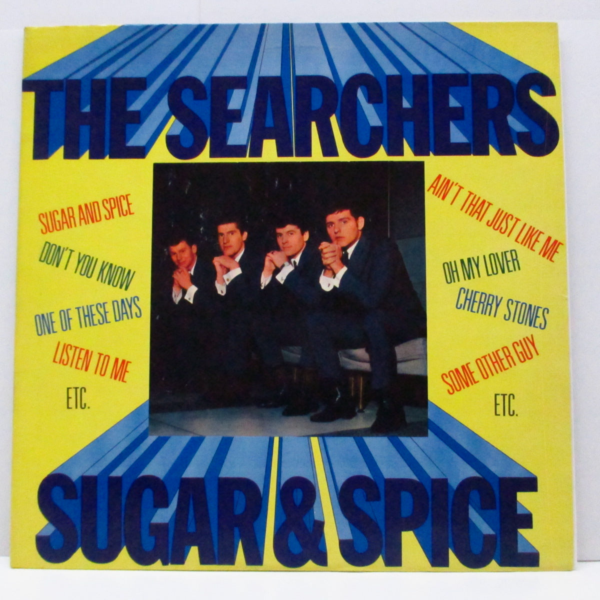 SEARCHERS (サーチャーズ) - Sugar & Spice (UK オリジナル「モノラル」LP/ 表面光沢三面折り返ジャケ) '63年セカンドアルバム!
