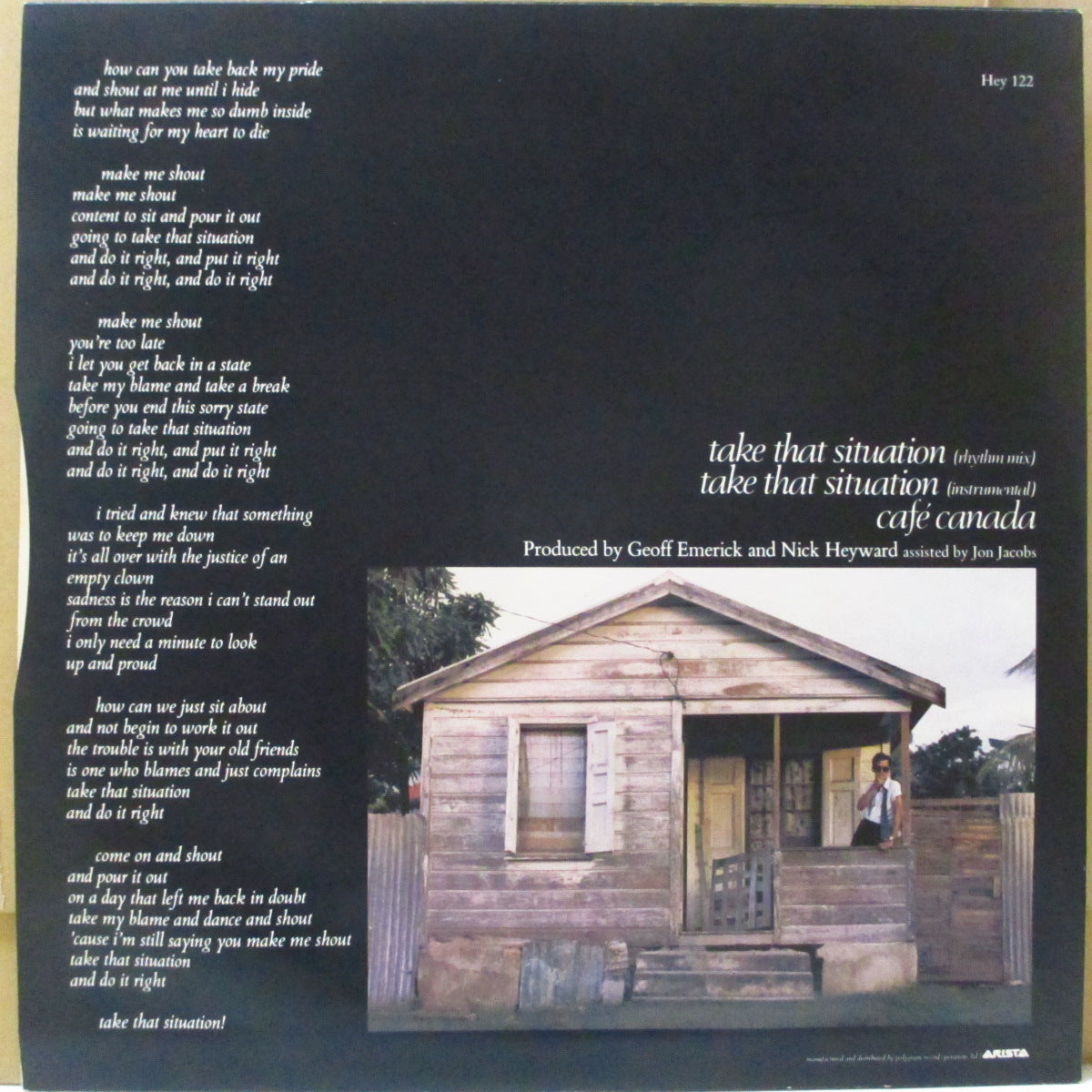 NICK HEYWARD (ニック・ヘイワード) - Take That Situation +2 (UK オリジナル 12インチ)