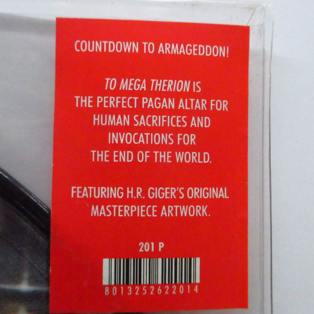 CELTIC FROST (セルティック・フロスト) - To Mega Therion (Italy '05 限定再発ピクチャー LP/ステッカー付きPVC)