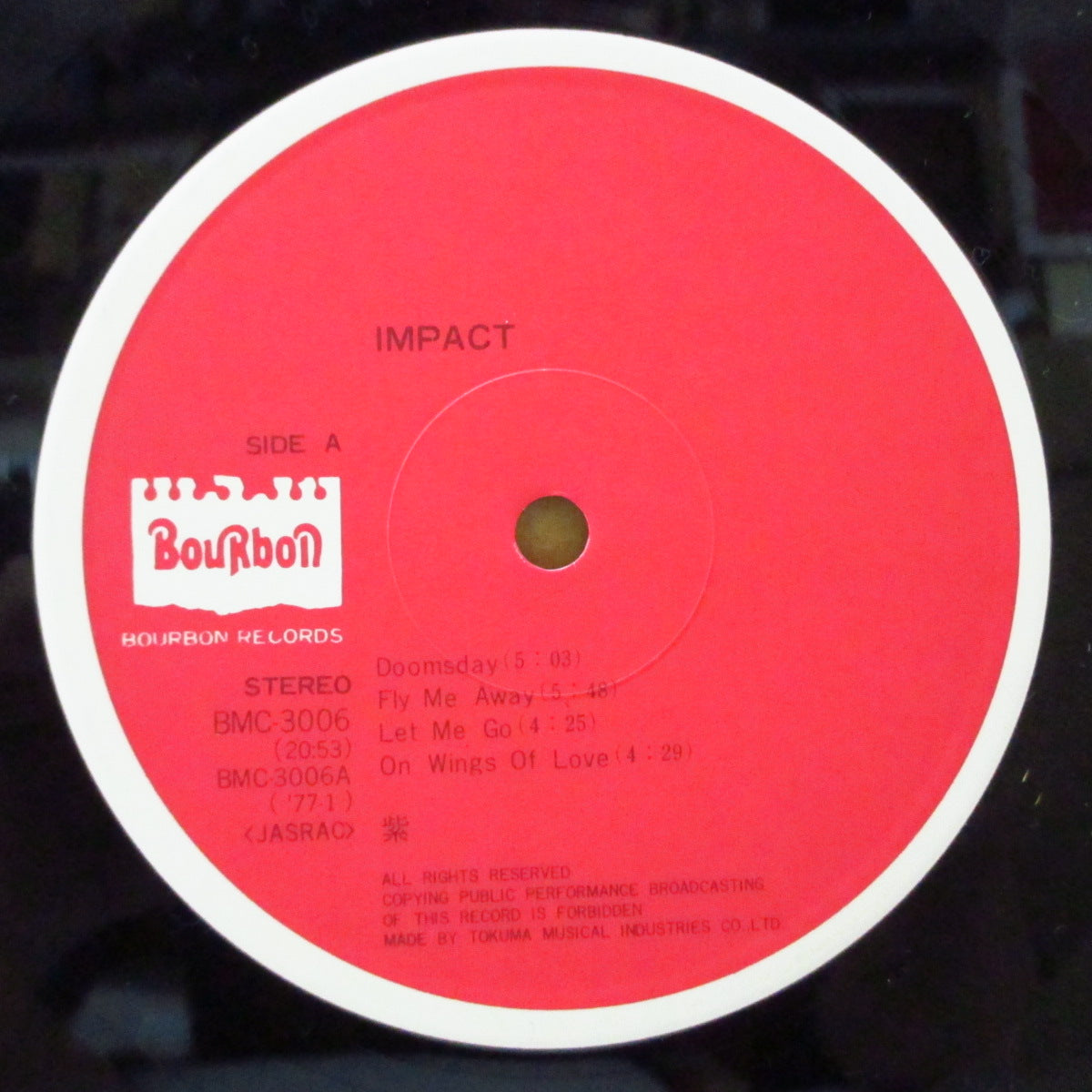 MURASAKI (紫) - Impact (Japan オリジナル LP+インサート/帯欠) '77年2ndアルバム