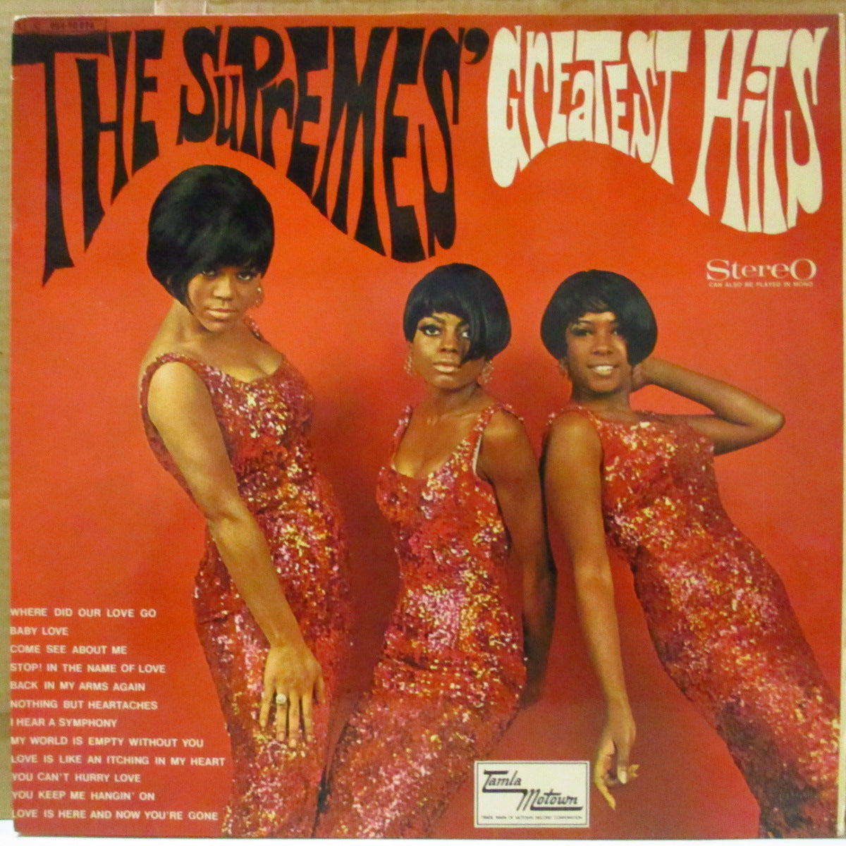 SUPREMES (シュプリームス) - Greatest Hits (ドイツ '74 再発ステレオ LP/両面コーティング・ジャケ)ベスト・コンピ全12曲