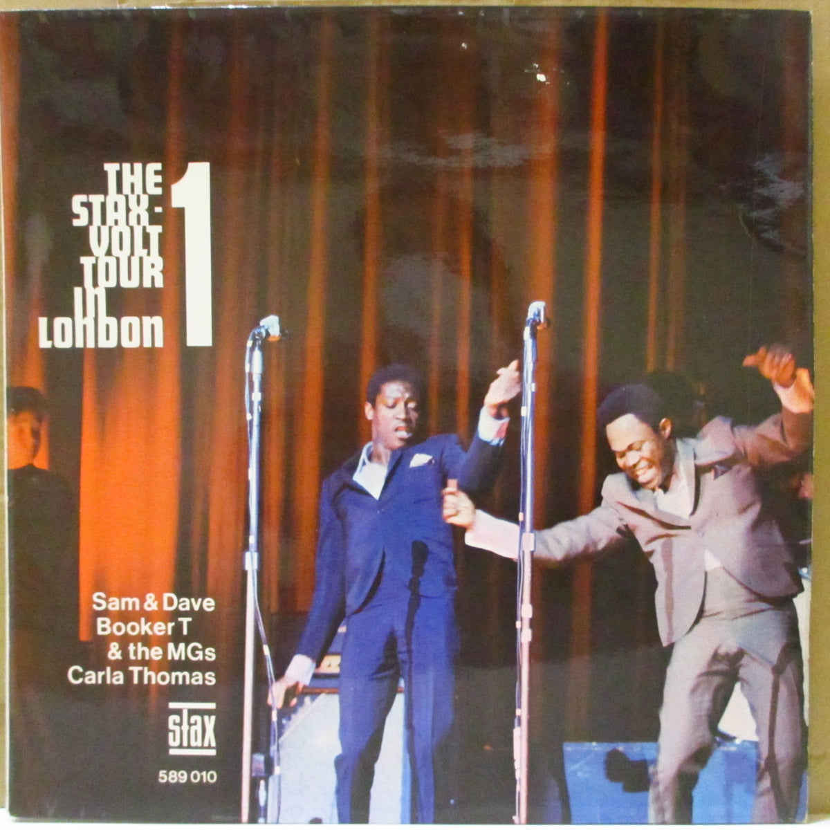 V.A. (Stax、Volt社アーティストのロンドン・ライブ収録シリーズ) - The Stax - Volt Tour In London 1 (UK '67 オリジナル・モノラル LP/表面コーティング・ジャケ)