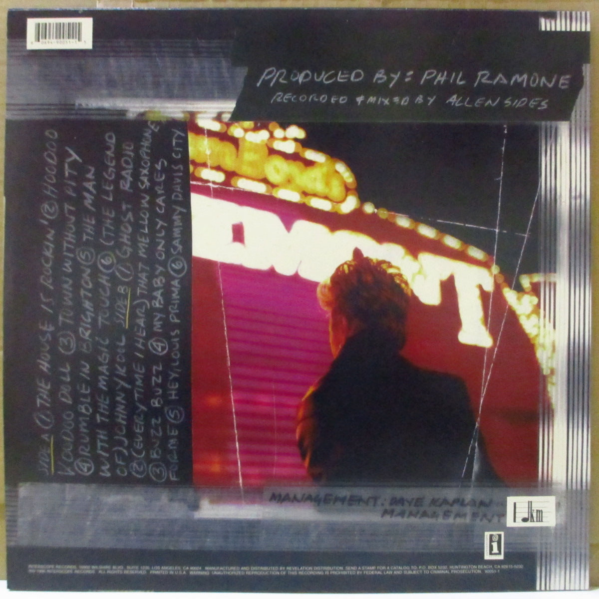 BRIAN SETZER ORCHESTRA (ブライアン・セッツァー・オーケストラ) - Guitar Slinger (US オリジナル LP+インサート) '96年2ndアルバム