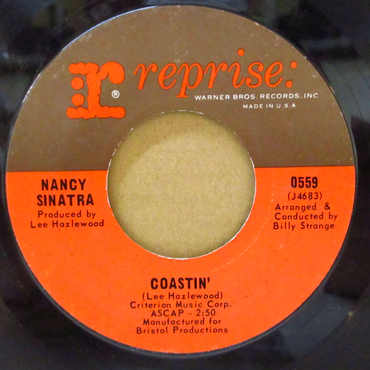 NANCY SINATRA (ナンシー・シナトラ) - Coastin' / Love Eyes (US '67 オリジナル7インチ) 極渋ノーザン・ポップス!