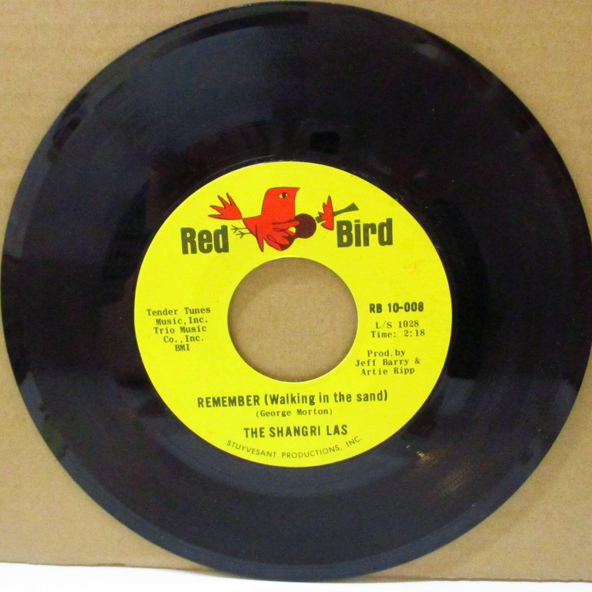 SHANGRI-LAS, THE (ザ・シャングリ・ラス) - Remember (Walkin' In The Sand) (US '64 オリジナル 7インチ)N.Y.ガールトリオ全米5位哀愁名曲!