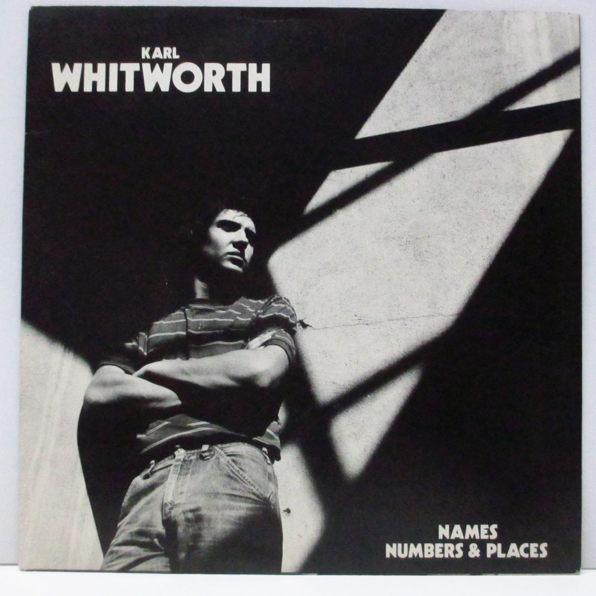 KARL WHITWORTH (カール・ウィットワース) - Names, Numbers & Places (UK オリジナル 7"/光沢固紙折り返しジャケ) Pre G.I.オレンジ ! 純パワーポップ!