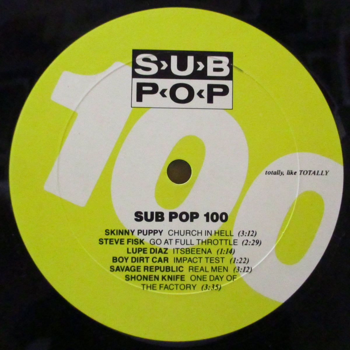 V.A. ('80s US・オルタナ/インディロック・コンピ) - Sub Pop 100 (US 5,000枚限定オリジナル LP+インサート) '86年レーベル・コンピレーション