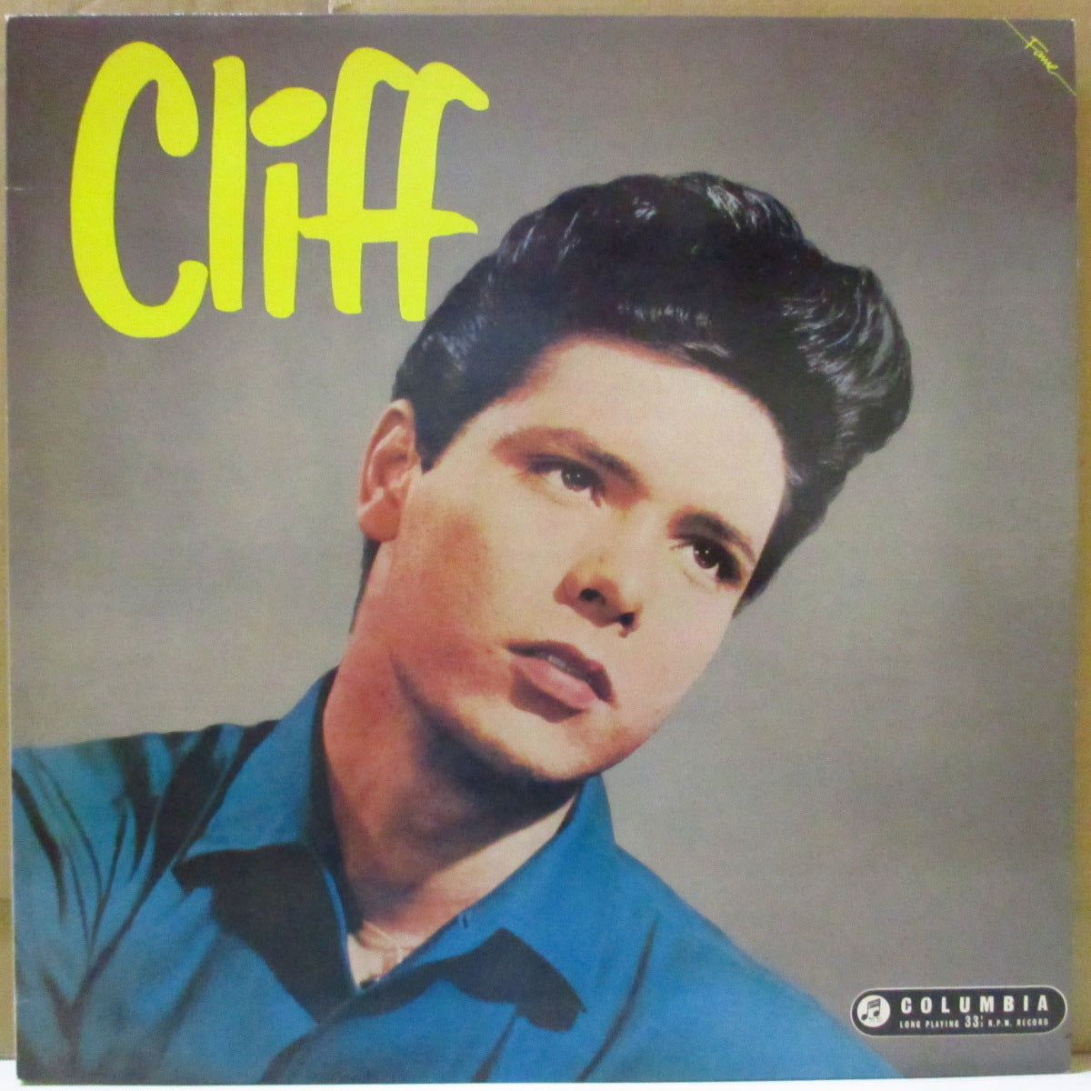 CLIFF RICHARD & THE DRIFTERS (クリフ・リチャード & ザ・ドリフターズ) - Cliff (1st) (UK '83 再発モノラル LP/FA-3064) 初期ロッカー時代の'59年デビュー(スタジオ・ライブ)アルバム