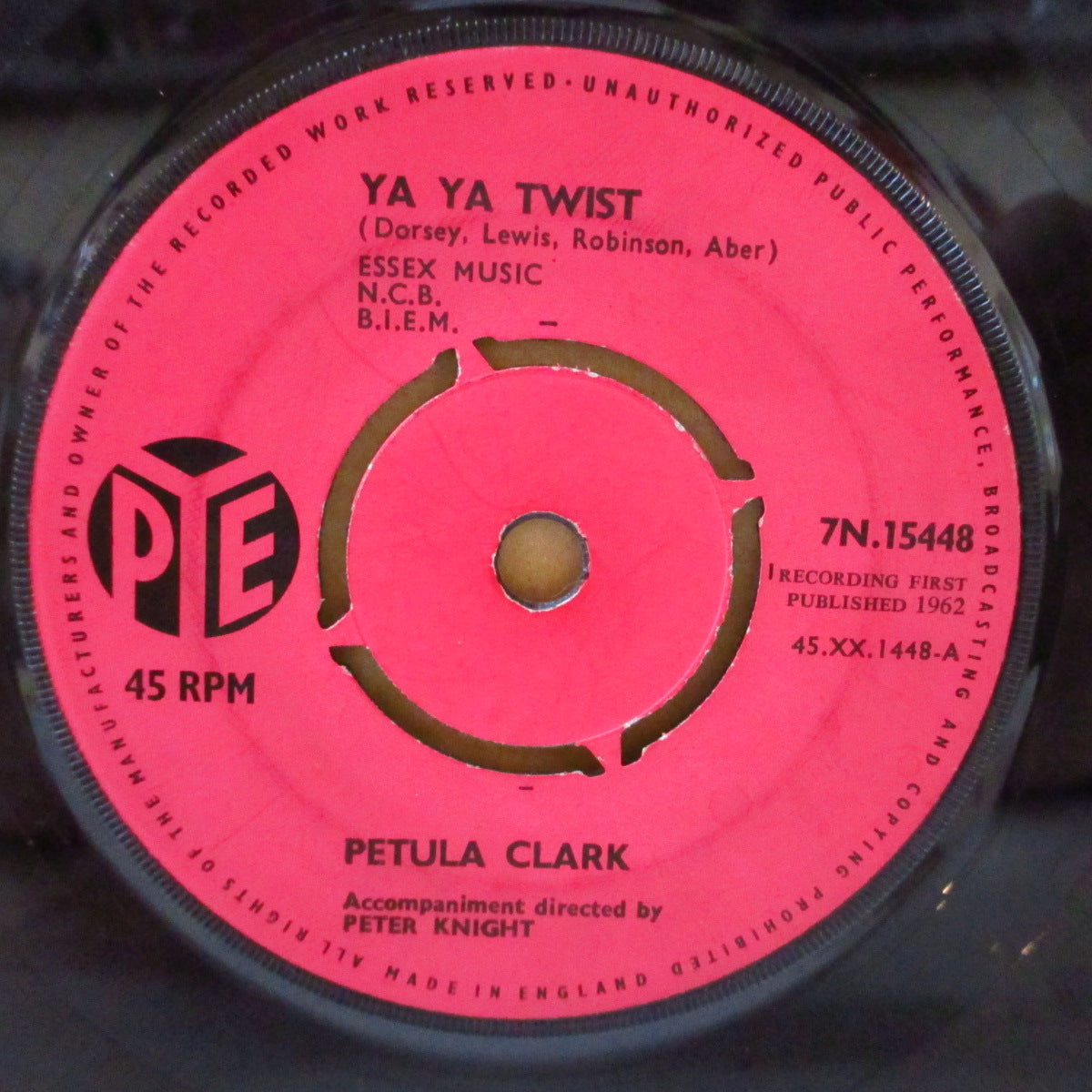PETULA CLARK (ペトゥラ・クラーク) - Ya Ya Twist (UK '62 セカンド・プレス 7インチ) リー・ドーシー'名曲の仏語TWISTIN'・ノーザン・カヴァ!