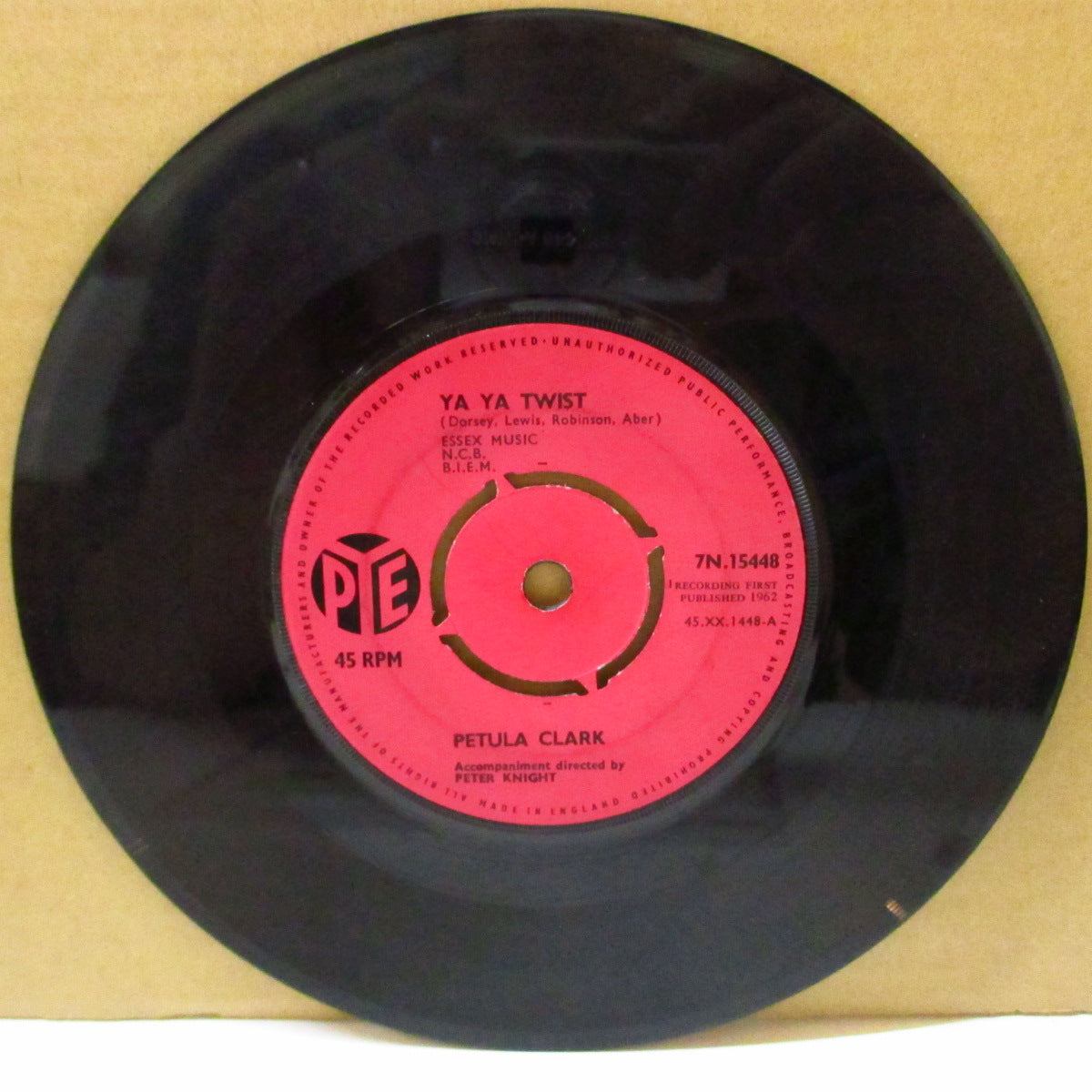 PETULA CLARK (ペトゥラ・クラーク) - Ya Ya Twist (UK '62 セカンド・プレス 7インチ) リー・ドーシー'名曲の仏語TWISTIN'・ノーザン・カヴァ!