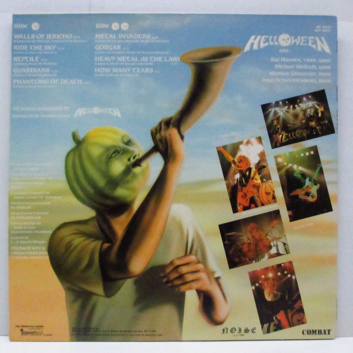 HELLOWEEN (ハロウィン) - Walls Of Jericho (US オリジナル LP)