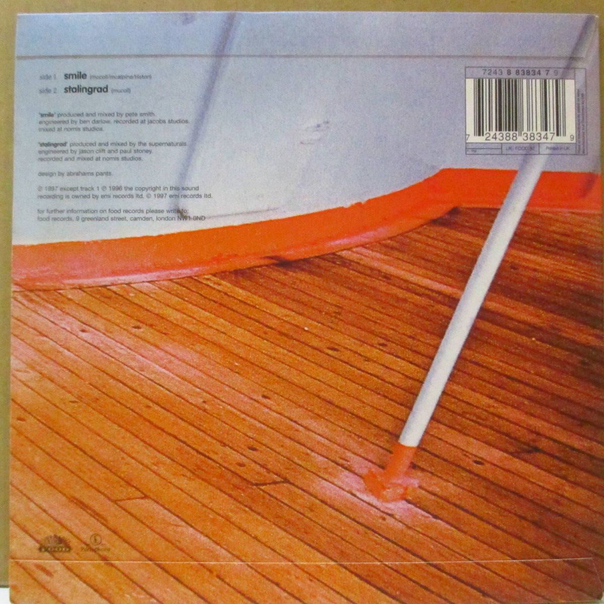 SUPERNATURALS, THE (ザ・スーパーナチュラルズ) - Smile (UK 再発 7インチ+光沢固紙ジャケ/ポスター欠) '96年シングル