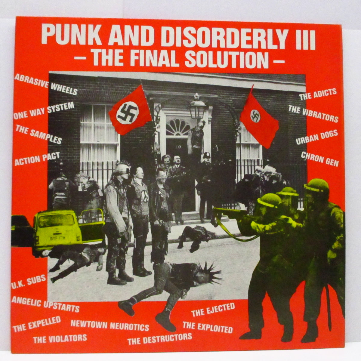V.A. (UK 80'sハードコア・コンピ) - Punk And Disorderly III -Final Solution- (UK オリジナル「ブラックヴァイナル」LP)