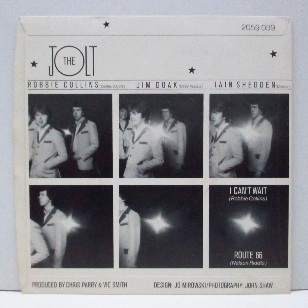 JOLT, THE (ザ・ジョルト) - I Can't Wait (UK オリジナル 7"/光沢ソフト紙折り返しジャケ付) '78年ラストシングル!
