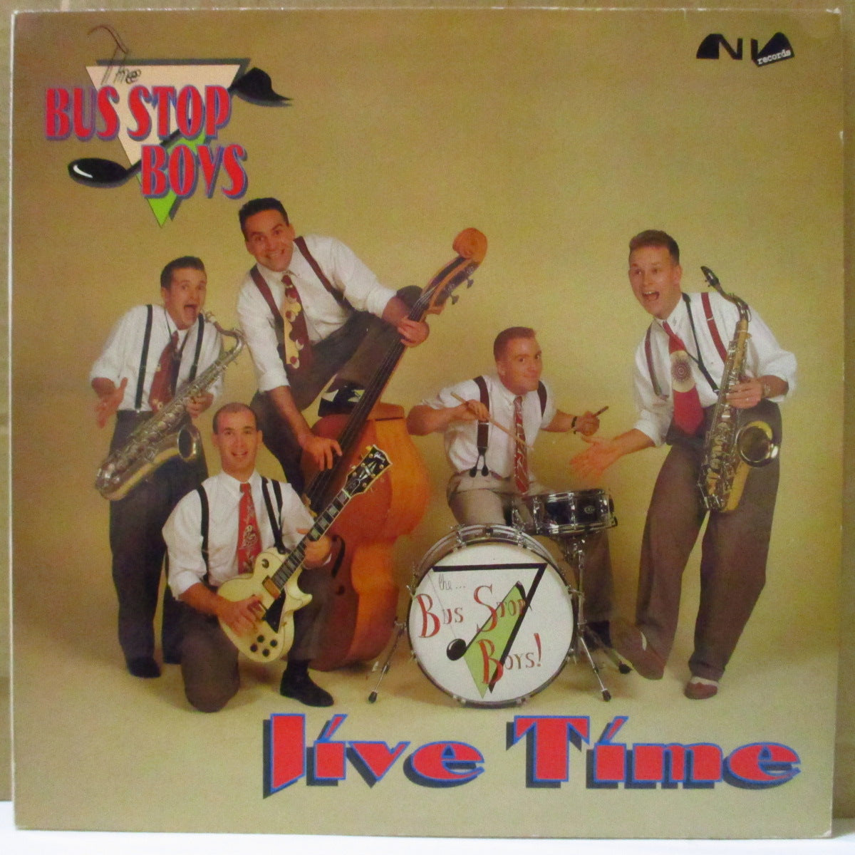 BUS STOP BOYS, THE (ザ・バス・ストップ・ボーイズ) - Jive Time (UK '96 オリジナル33回転10曲入り10インチ) '96年1stアルバム