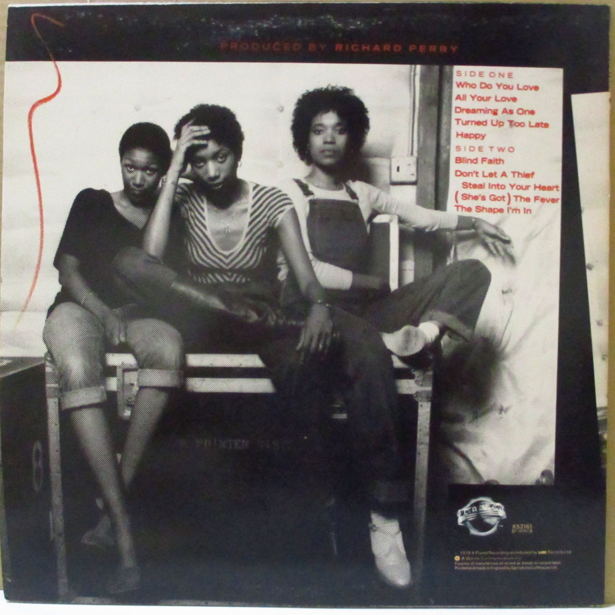 POINTER SISTERS (ポインター・シスターズ) - Priority (UK '79 オリジナル・ステレオ LP) 79年6作目アルバム