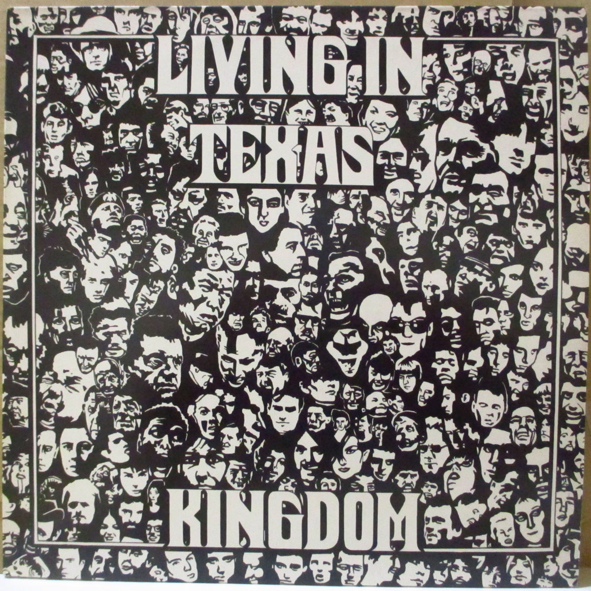 LIVING IN TEXAS (リヴィング・イン・テキサス) - Kingdom +3 (UK '84 オリジナル4曲入り 12インチ+インサート)
