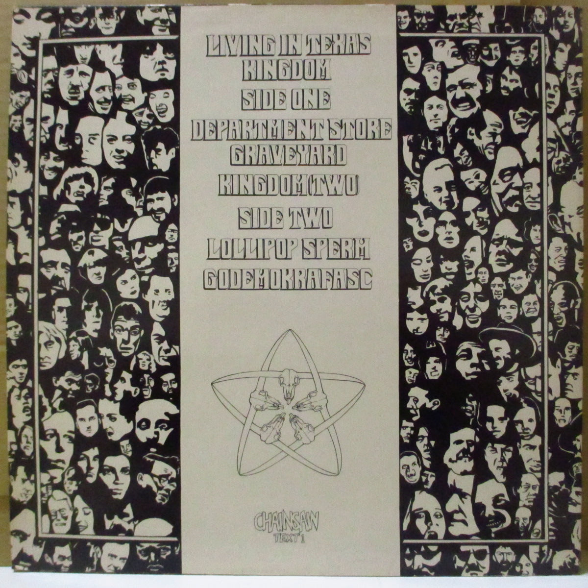 LIVING IN TEXAS (リヴィング・イン・テキサス) - Kingdom +3 (UK '84 オリジナル4曲入り 12インチ+インサート)