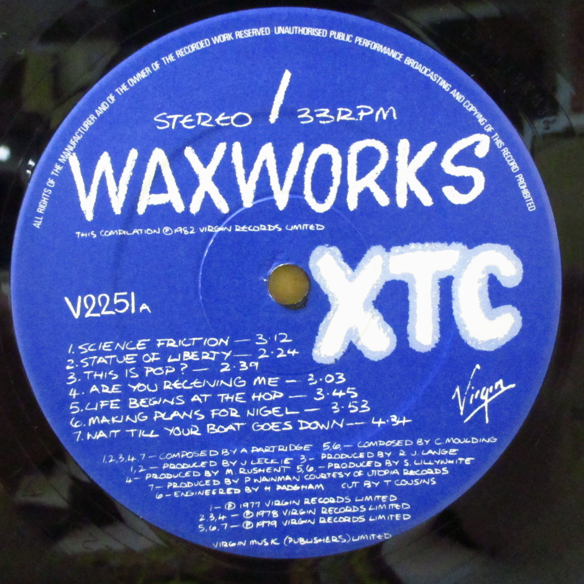 XTC (エックスティーシー) - Waxworks / Beeswax (UK オリジナル 2xLP/レアステッカー付き光沢ジャケ)