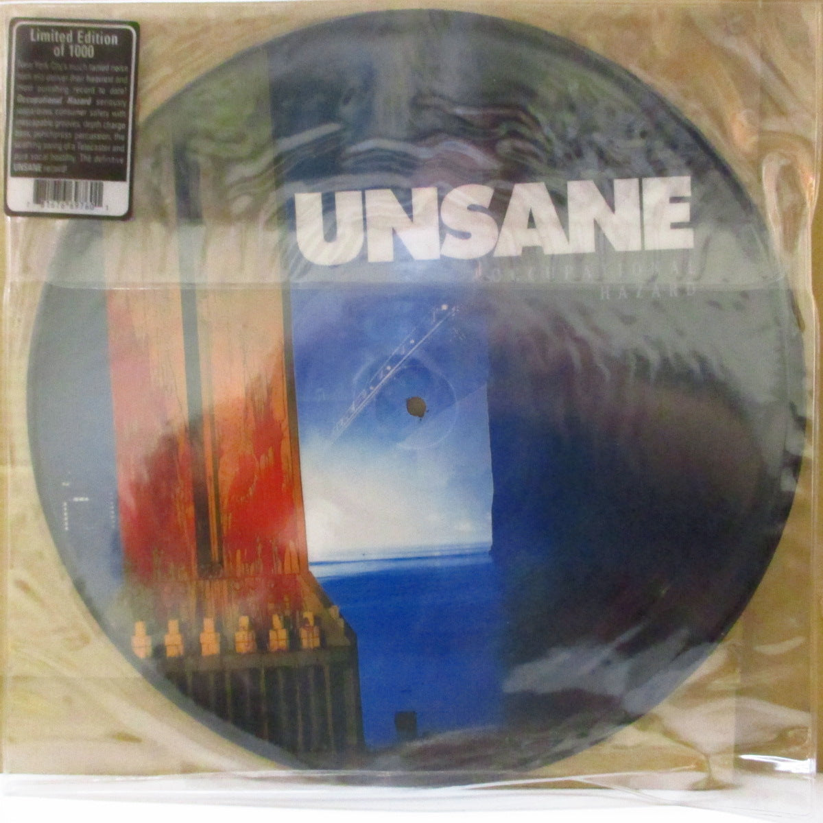 UNSANE (アンセイン) - Occupational Hazard (US 1,000枚限定「ピクチャー」 LP+レアステッカー付きPVC) '98年4thアルバム