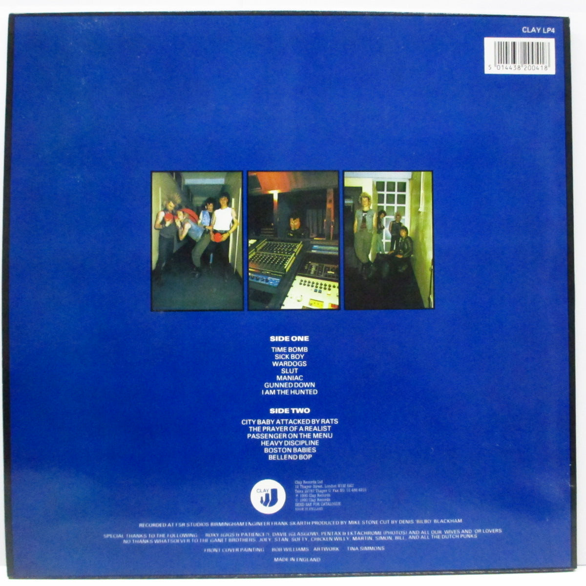 Charged G.B.H (チャージド G.B.H) - City Baby Attacked By Rats (UK '90 再発「ピンクロゴ」ラベ LP/バーコード有ジャケ)'82年ファースト!