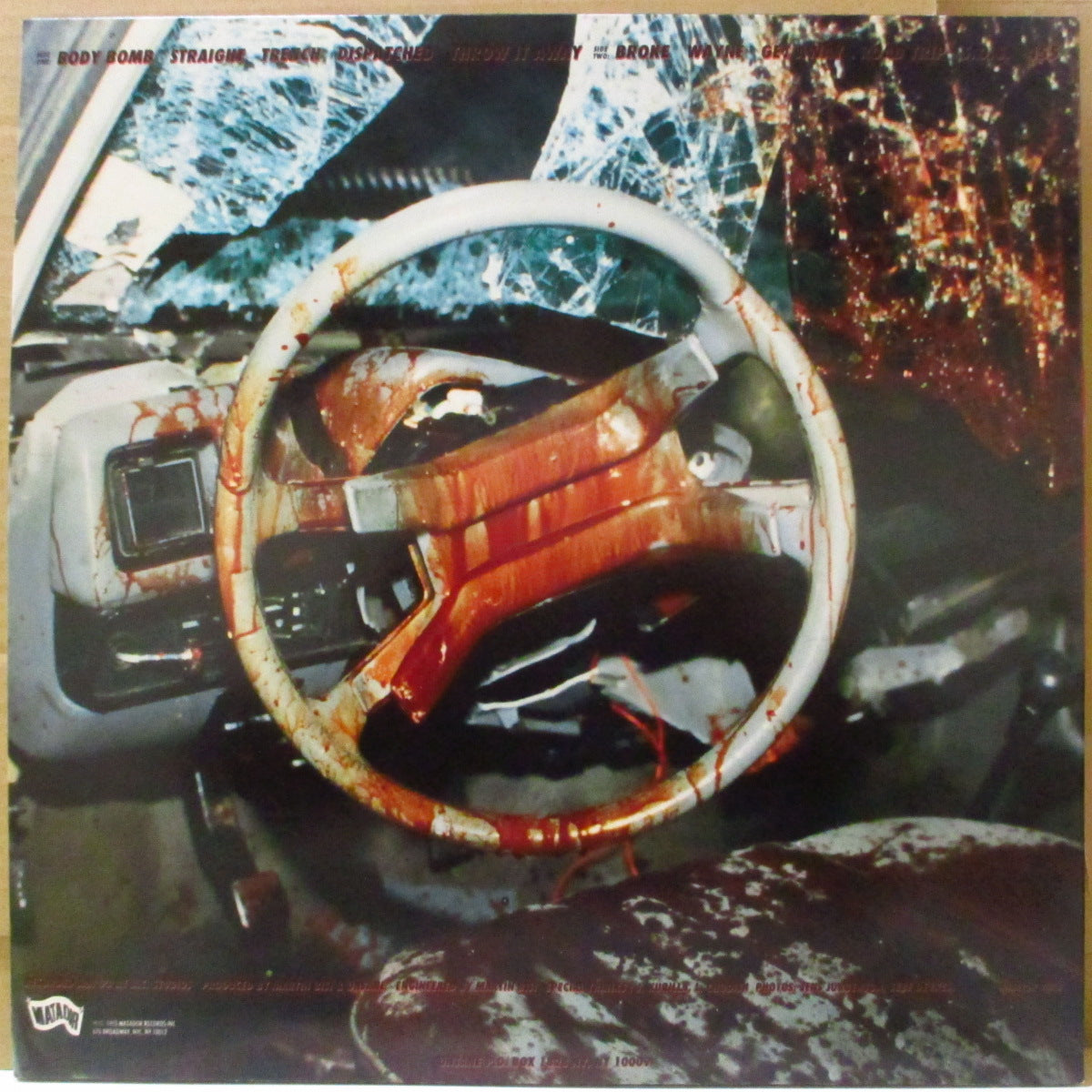 UNSANE (アンセイン) - Total Destruction (US '94 初回 オリジナル LP/バーコード無し光沢ジャケ) '94年2ndアルバム