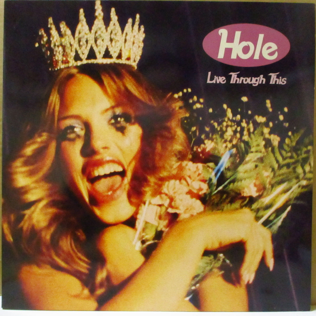 HOLE (ホール) - Live Through This (German オリジナル「黒ハートラベ・黒盤」 LP) '94年2ndアルバム、美品!