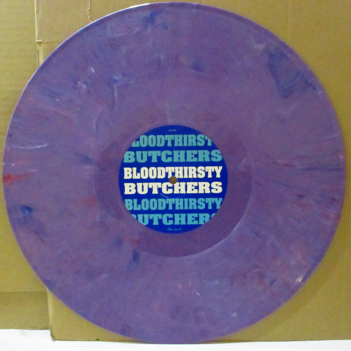 BLOODTHIRSTY BUTCHERS +/ fOUL (ブラッドサースティ・ブッチャーズ + ファウル) - Untitled (Japan '97 限定6曲入りスプリット33回転「紫マーブル盤」 12インチ+レアステッカー付きPVC)