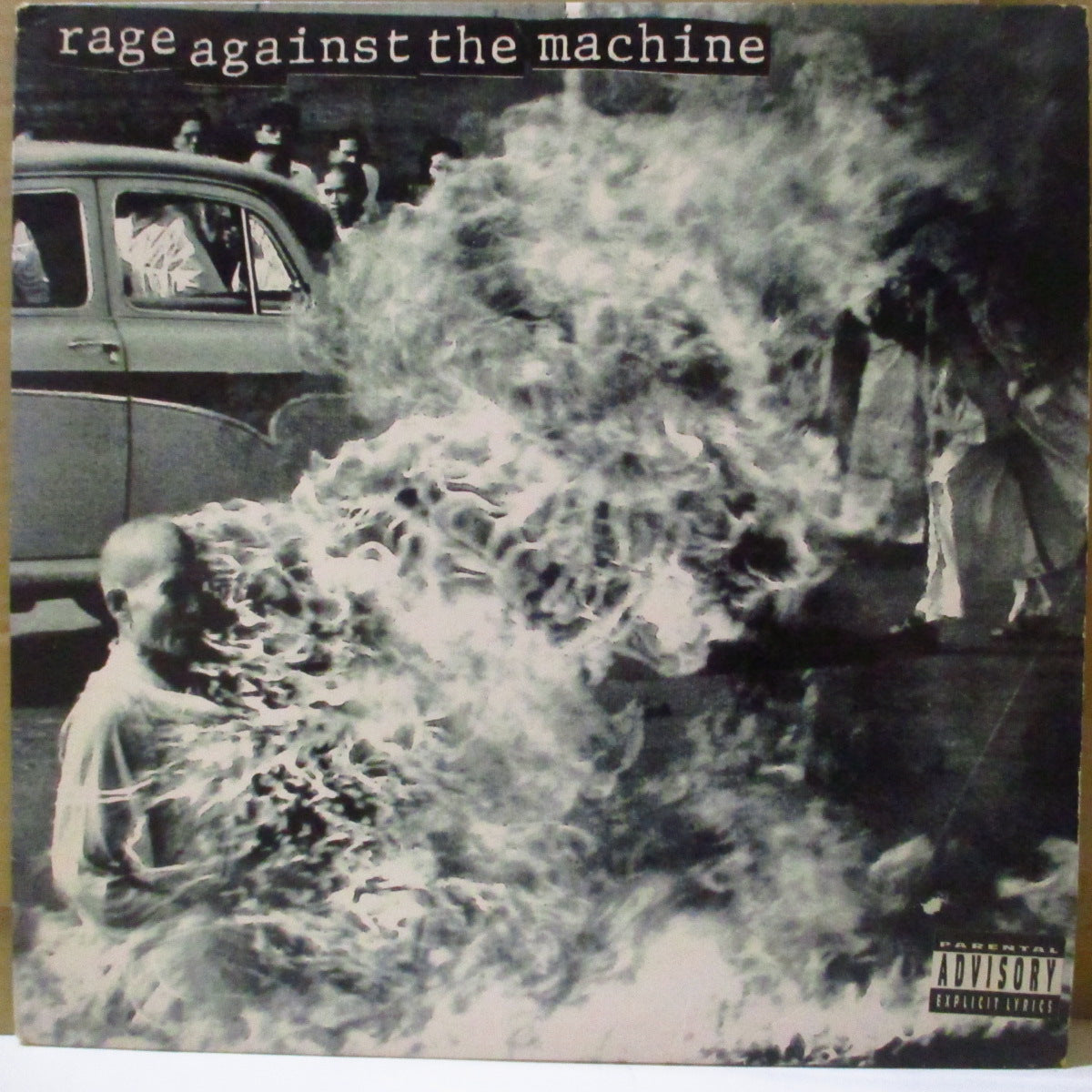 RAGE AGAINST THE MACHINE (レイジ・アゲインスト・ザ・マシーン) - S.T. <1st Album> (US オリジナル LP+ソフト紙インナー) '92年1stアルバム