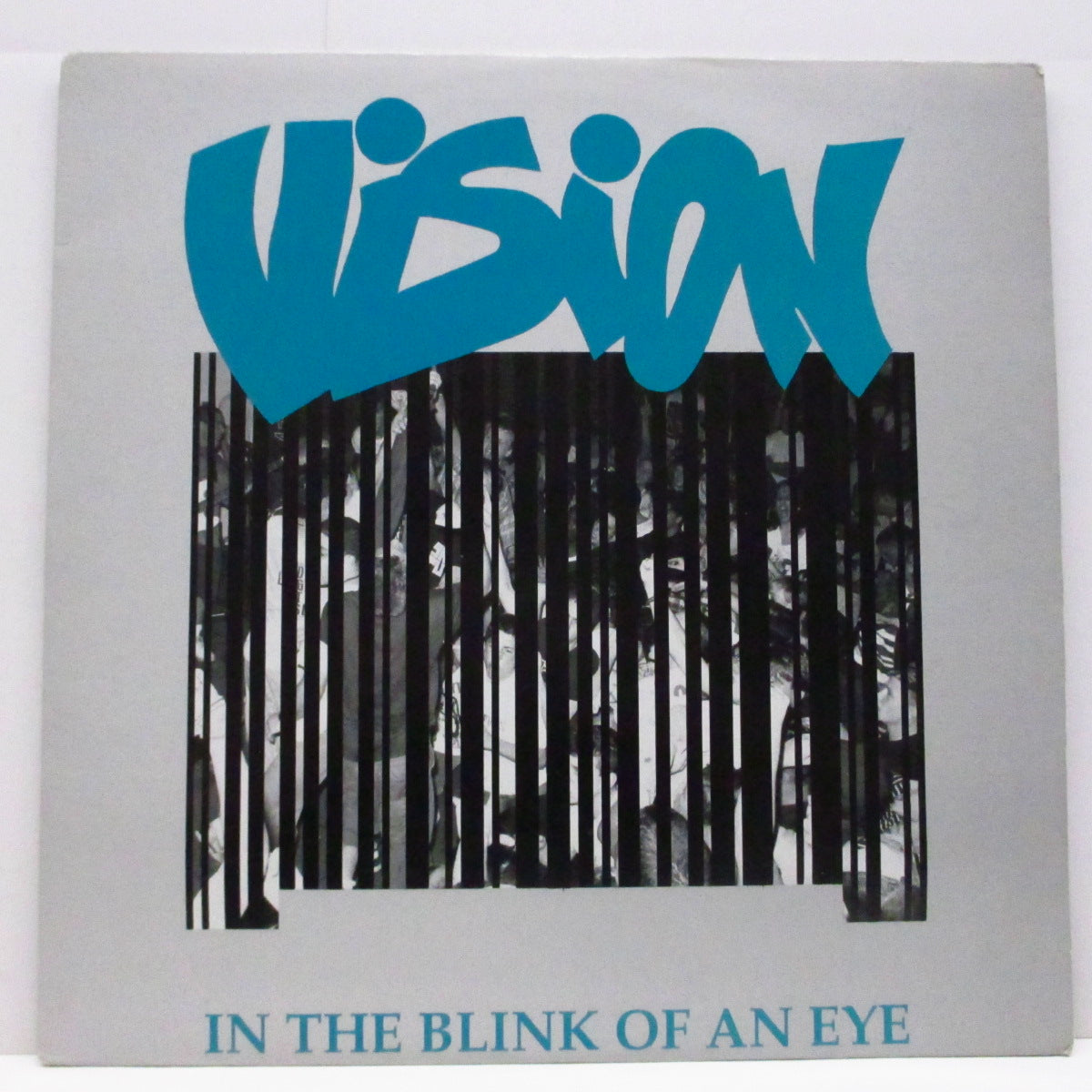 VISION (ヴィション) - In The Blink Of An Eye (US '89 オリジナル「黒盤」LP+インサート)ファースト!