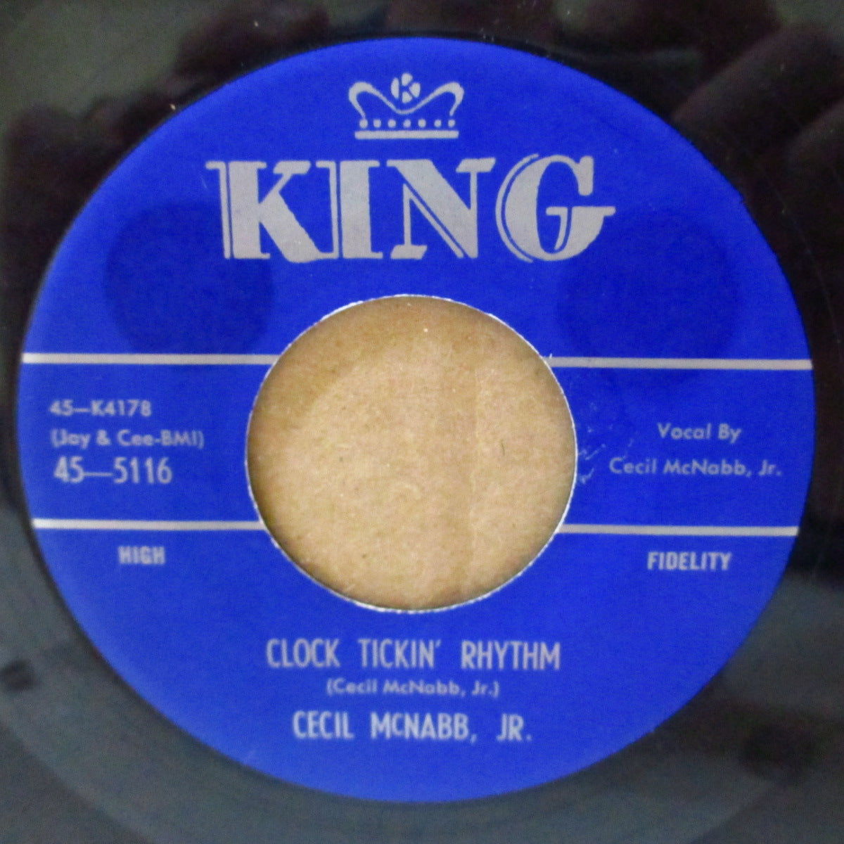 CECIL McNABB, JR. (セシル・マクナブ・ジュニア) - Clock Tickin' Rhythm (US '75 リプロ再発7インチ) ロカビリー・ジャイバー!
