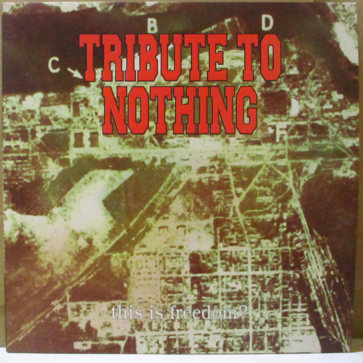 TRIBUTE TO NOTHING (トリビュート・トゥ・ナッシング) - This Is Freedom? (UK オリジナル LP+ソフト紙インナー/光沢エンボスジャケ) '00年2ndアルバム