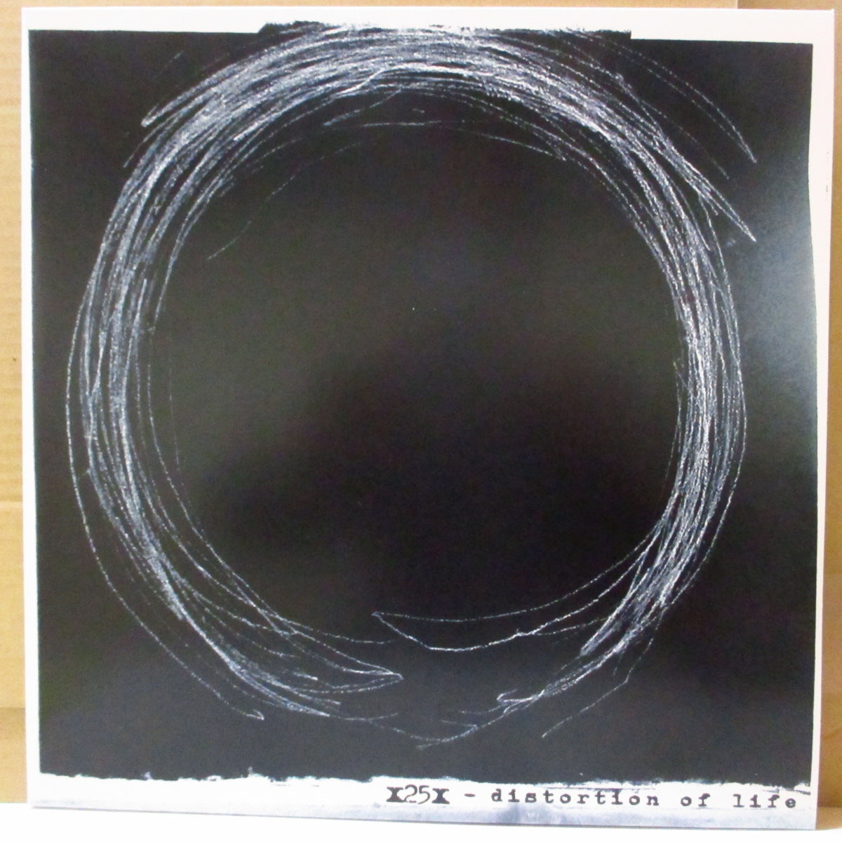 X25X - Distortion Of Life (France '10 オリジナル10曲入り「白盤」 12インチ)フランス・ノイズロックバンド「25」の変名作!