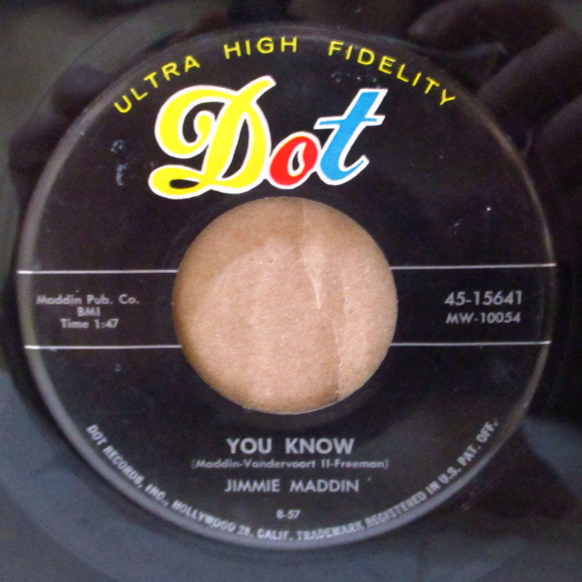 JIMMIE MADDIN (ジミー・マーディン) - Tongue Tied / You Know (US '57 オリジナル7インチ) ルイ・プリマ調スウィング・ポップ!