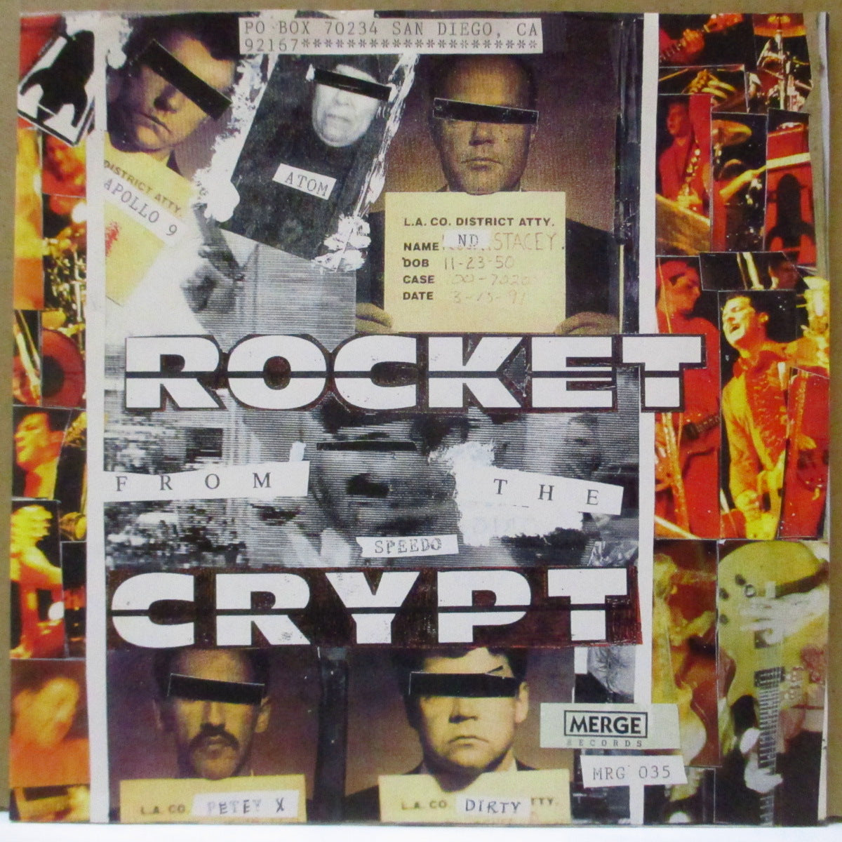 ROCKET FROM THE CRYPT (ロケット・フロム・ザ・クリプト) - Both Good Songs (US オリジナル「光に透かすと赤盤」 7インチ+光沢ジャケ, ミニインサート)