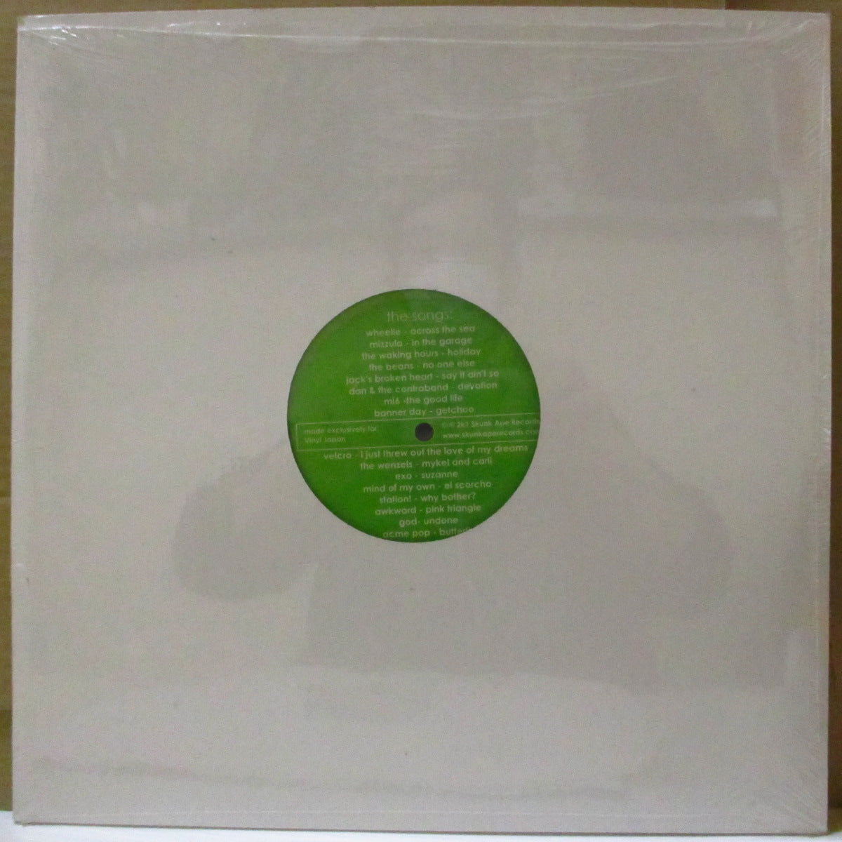 V.A. ('00s USパワーポップ/ポップパンク・コンピ) - Making Noise - A Tribute To Weezer (US '01 限定「緑マーブル盤」 LP/レアステッカー付きダイカットスリーブ) Weezerトリビュート