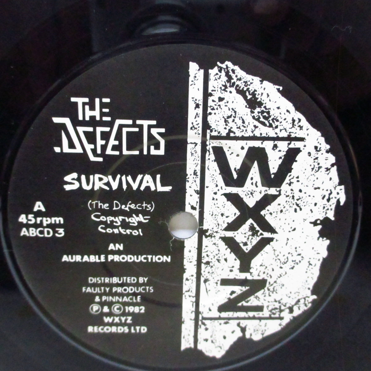 DEFECTS, THE (ザ・ディフェクツ) - Survival / Brutality (UK オリジナル 7"/光沢ソフト紙ジャケ) '82年セカンド!