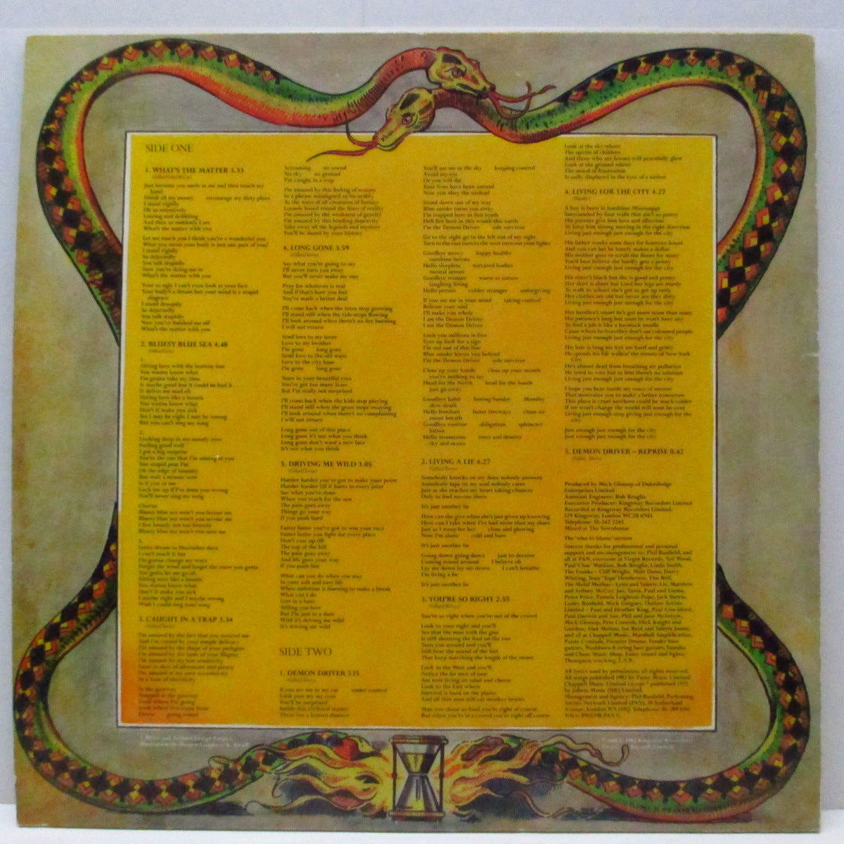 (IAN) GILLAN (イアン・ギラン) - Magic (UK 限定ピクチャーLP+インサート/ダイカットジャケ)