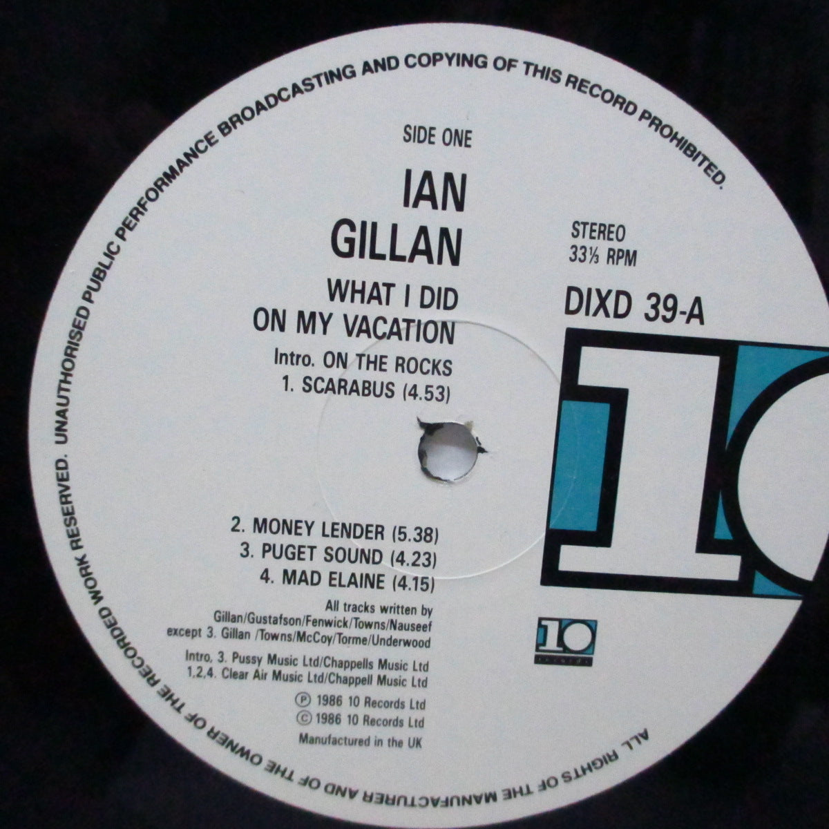 IAN GILLAN (イアン・ギラン) - What I Did On My Vacation (UK オリジナル 2xLP/ステッカー付き見開ジャケ)コンピレーション!