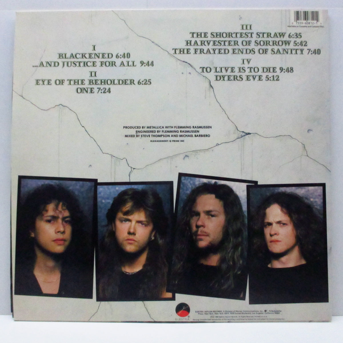 METALLICA (メタリカ) - ...And Justice For All (US オリジナル「Allied プレス」2xLP+インナー) '88年4th アルバム!