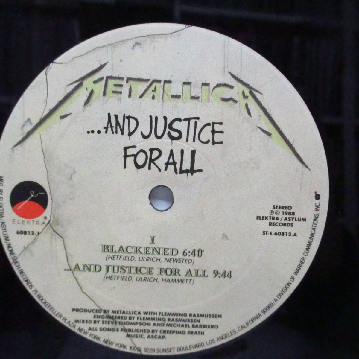 METALLICA (メタリカ) - ...And Justice For All (US オリジナル「Allied プレス」2xLP+インナー) '88年4th アルバム!
