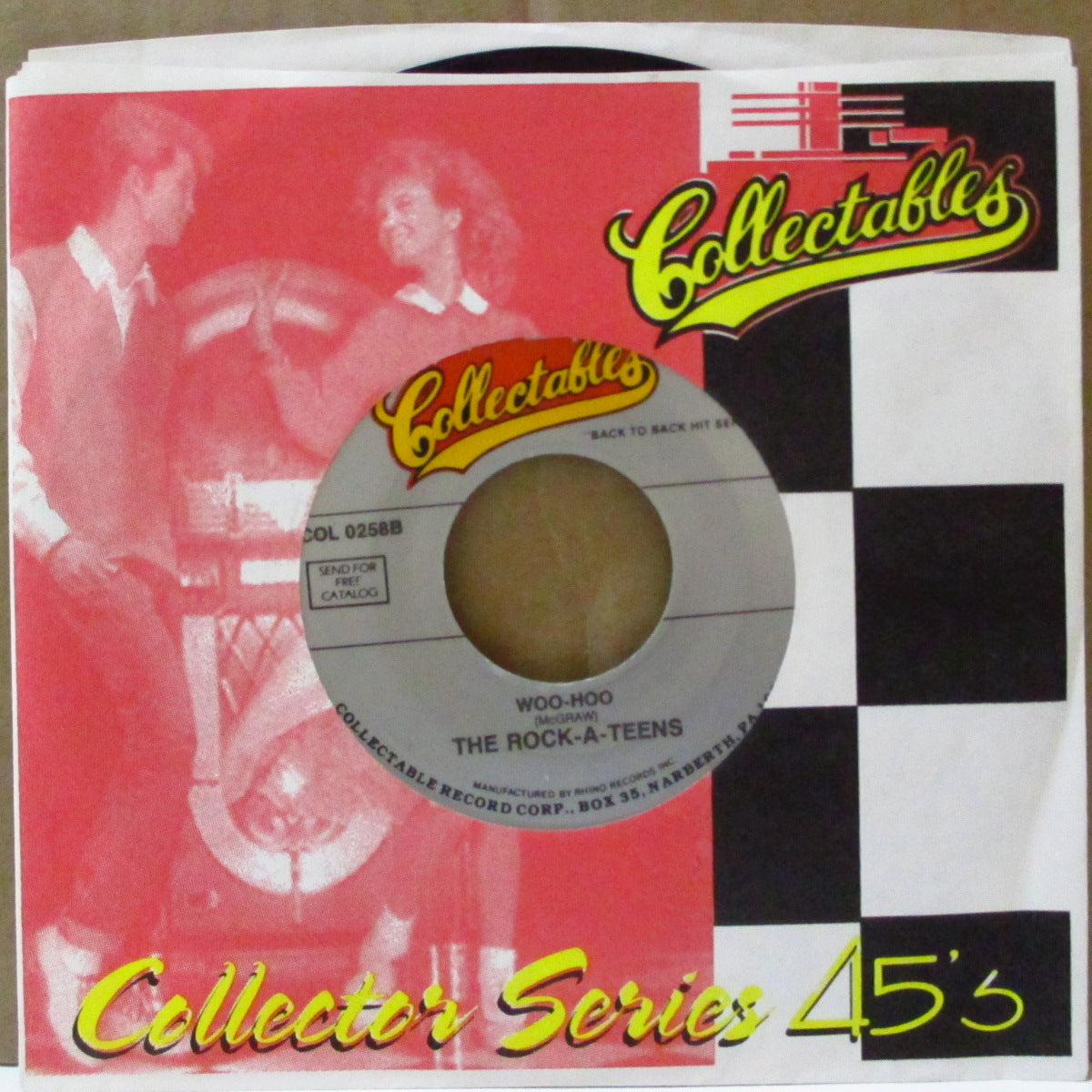 ROCK-A-TEENS / THE FIFTH ESTATE (ロッカティーンズ / フィフス・エステート) - Woo-Hoo / Ding Dong! The Witch Is Dead (US '90年代再発カップリング・7インチ/廃盤 New)The 5.6.7.8's カバー原曲!