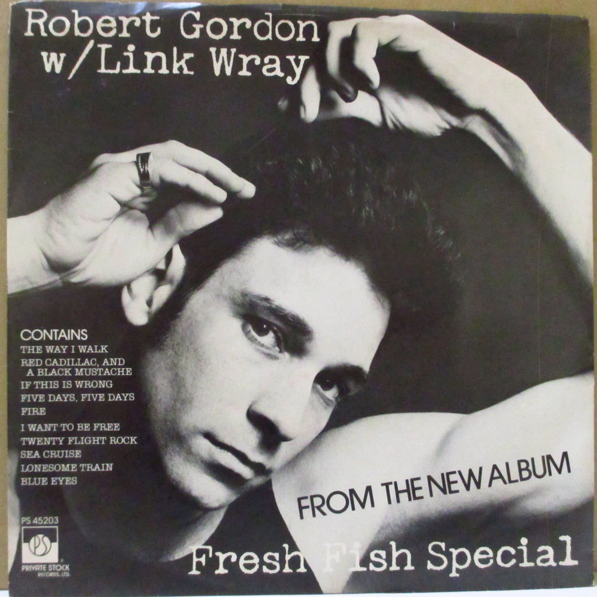 ROBERT GORDON with LINK WRAY (ロバート・ゴードン・ウィズ・リンク・レイ) - Fire / If This Is Wrong (US '78 オリジナル 7インチ/光沢ソフト紙ジャケ)