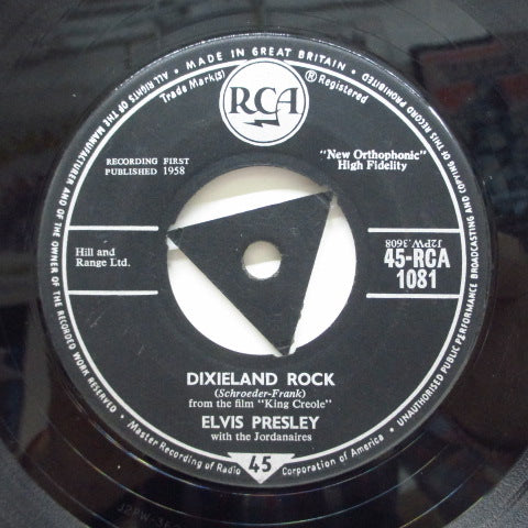 ELVIS PRESLEY (エルヴィス・プレスリー) - King Creole (UK Orig)