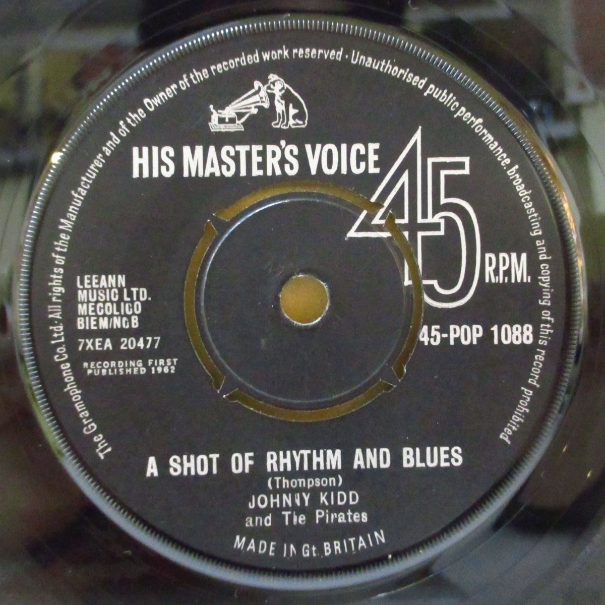 JOHNNY KIDD & THE PIRATES (ジョニー・キッド & ザ・パイレーツ) - I Can Tell (UK '62 セカンドプレス「黒ラベ」7インチ+カンパニー・スリーブ) Bo Diddley名曲のロッキン・カヴァ!