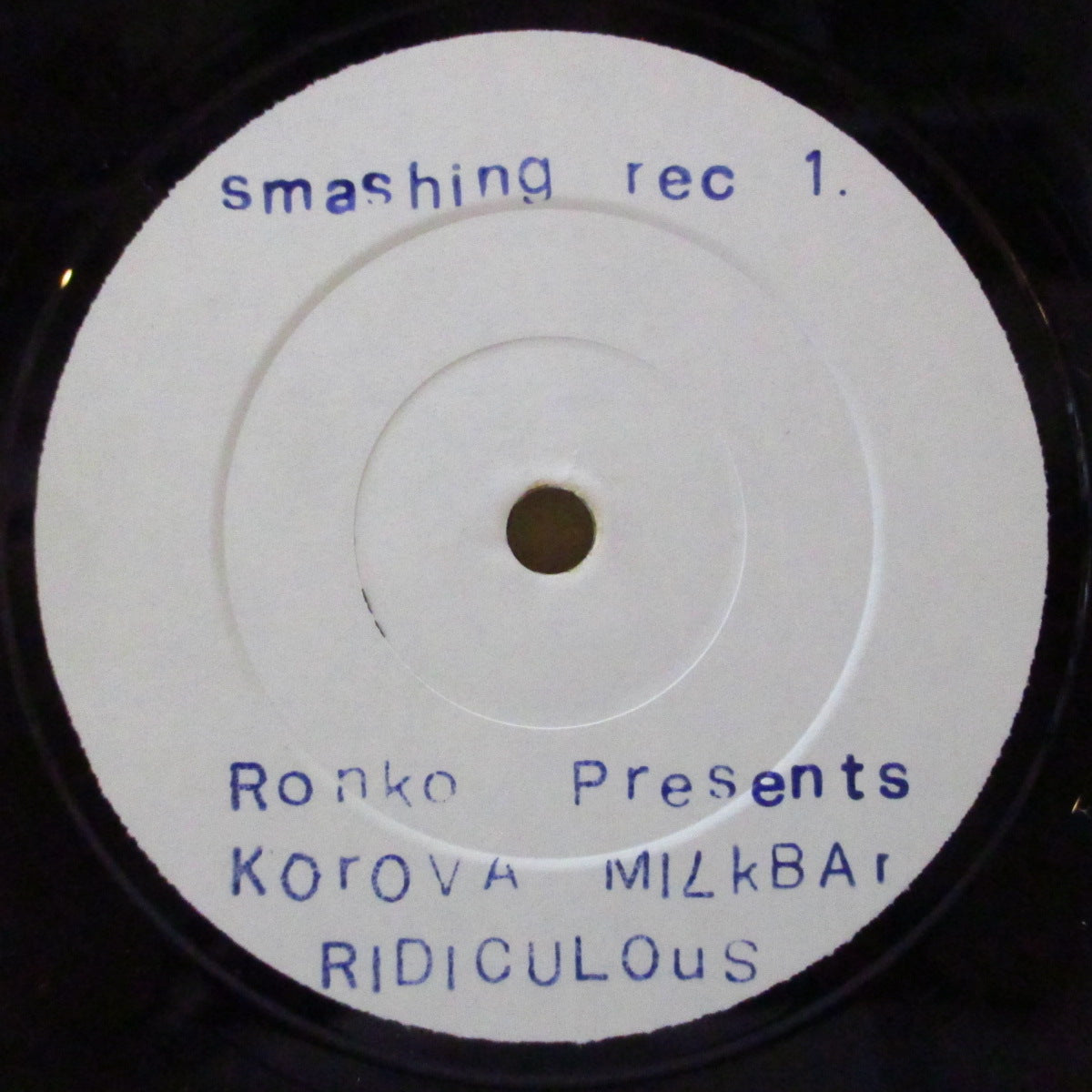 KOROVA MILK BAR (コロバ・ミルク・バー) - The Ronko Presents EP (UK 500枚限定 7インチ/ナンバリング入りマットソフト紙ジャケ)