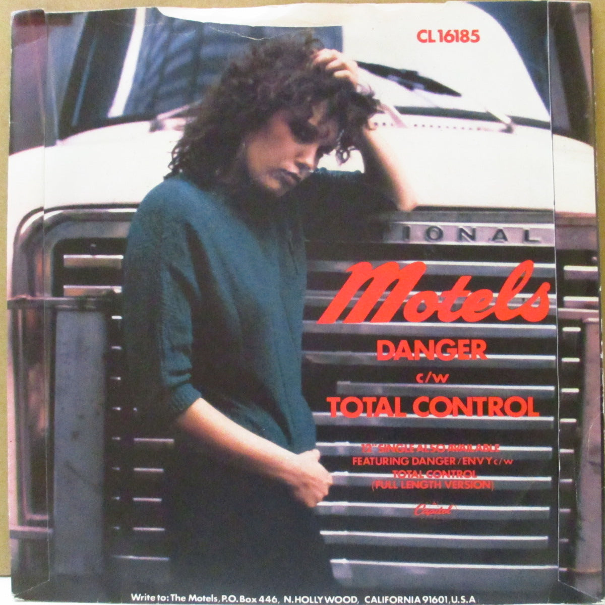 MOTELS, THE (ザ・モーテルズ) - Danger (UK オリジナル 7インチ+光沢ソフト紙ジャケ)