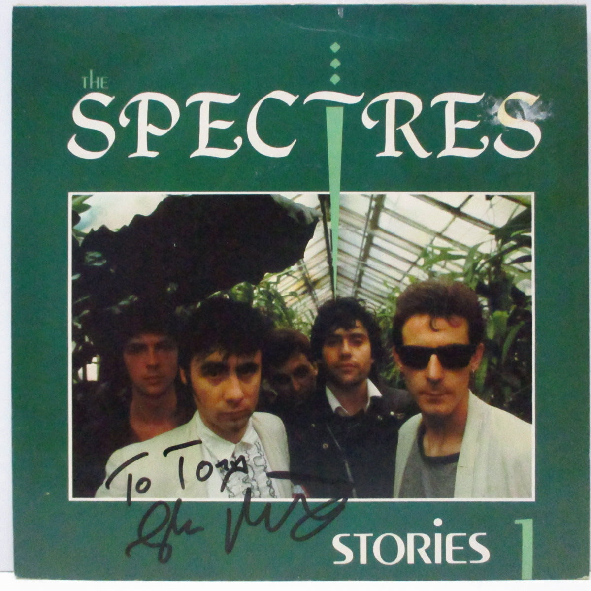 SPECTRES, THE (スペクターズ) - Stories (UK オリジナル 7"/光沢固紙折り返しジャケ) 激レア「グレン・マトロック」の直筆サイン入り !