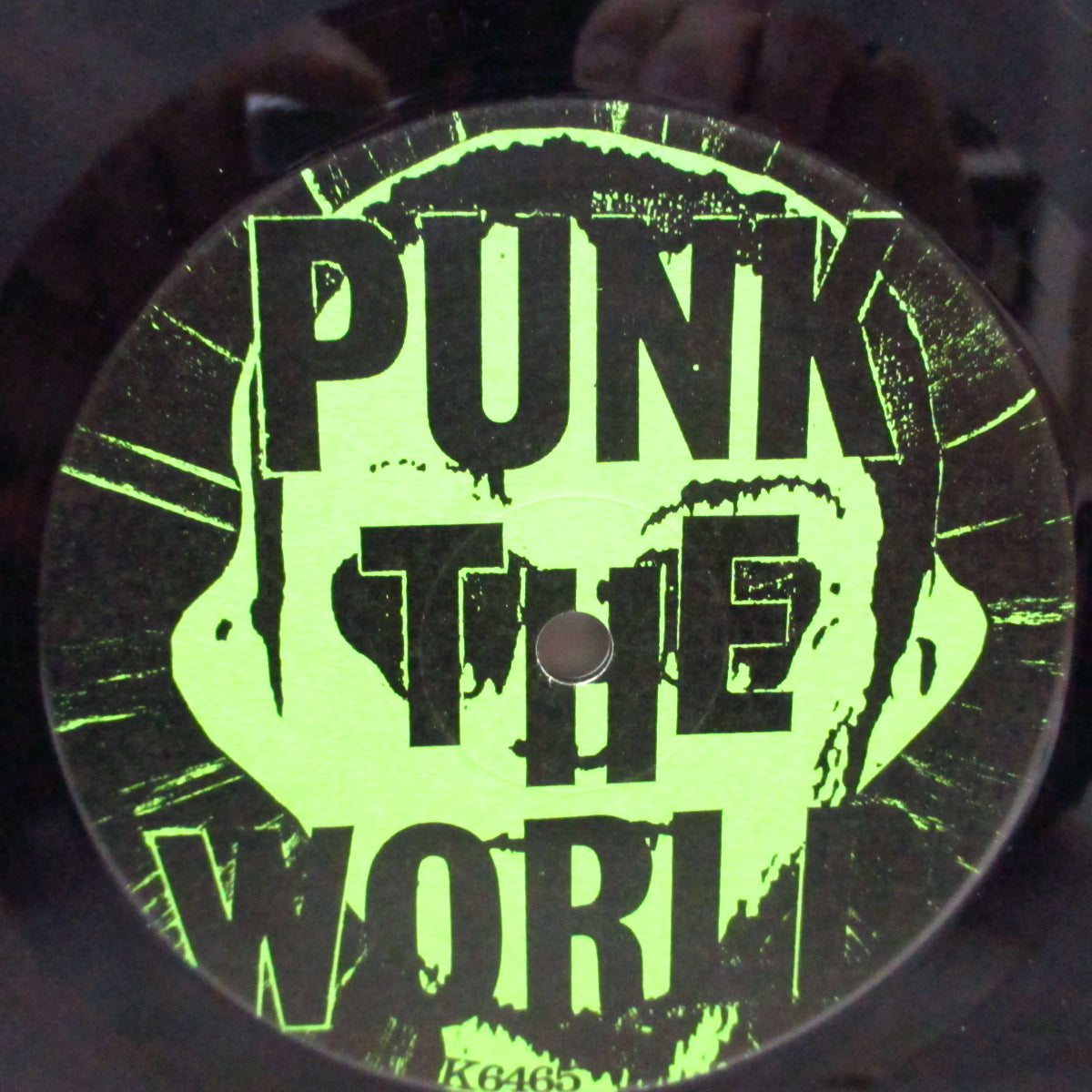 V.A. ('86 九州パンク、ハードコア・コンピ) - Punk The World (Japan '92 再発10"+Flexi、インサート/ブックレット欠)
